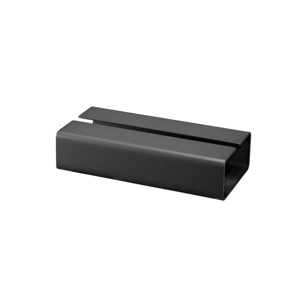 Yamazaki Tower Side-Loading Soft Pack Tissue Case, Slim Steel Case for Soft-Pack Tissues up to 160 Sets, Slide a New Pack in from the Side, Open Sides Show What Is Left, 23 x 11.4 x 5.6 cm and 1100 g, White or Black