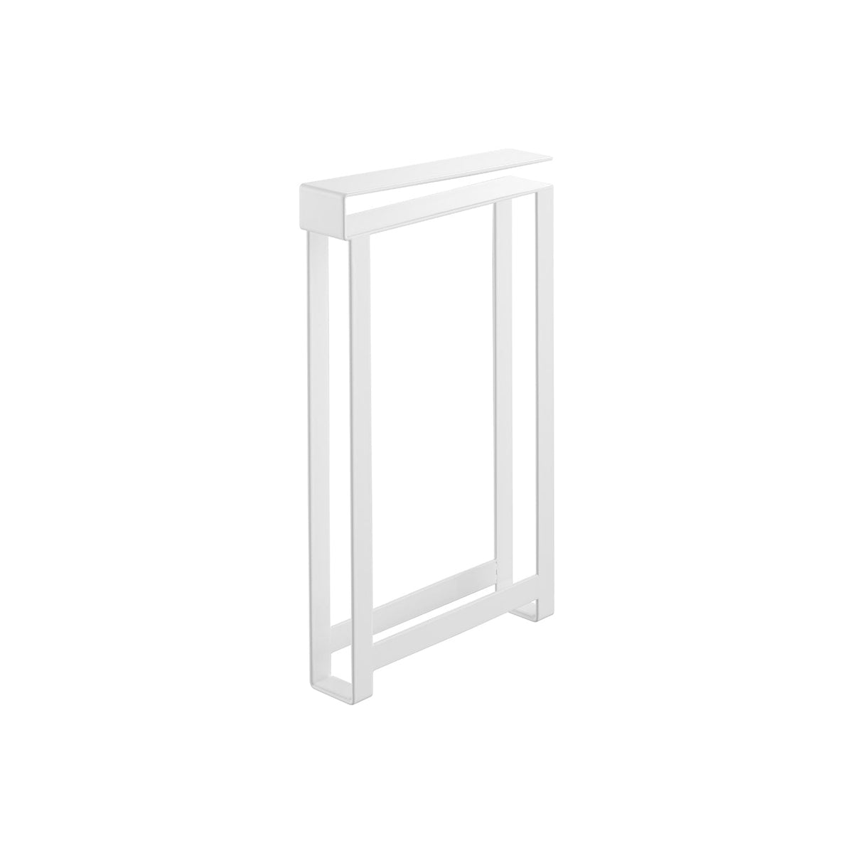 Yamazaki Tower Under-Cabinet Cutting Board Holder, Slim, Slim Steel Holder that Hangs Under a Wall Cabinet Shelf for a Cutting Board or Tray, Slot 3 cm Wide, 3.5 x 17 x 28.4 cm and 514 g, White or Black