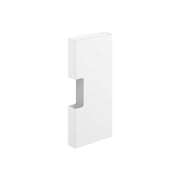 Yamazaki Tower Magnet Slim Plastic Bag Holder M, Slim Wall Holder for About 100 Plastic Bags, Sticks to Steel, 12.1 x 3.6 x 26.3 cm and 565 g, White or Black
