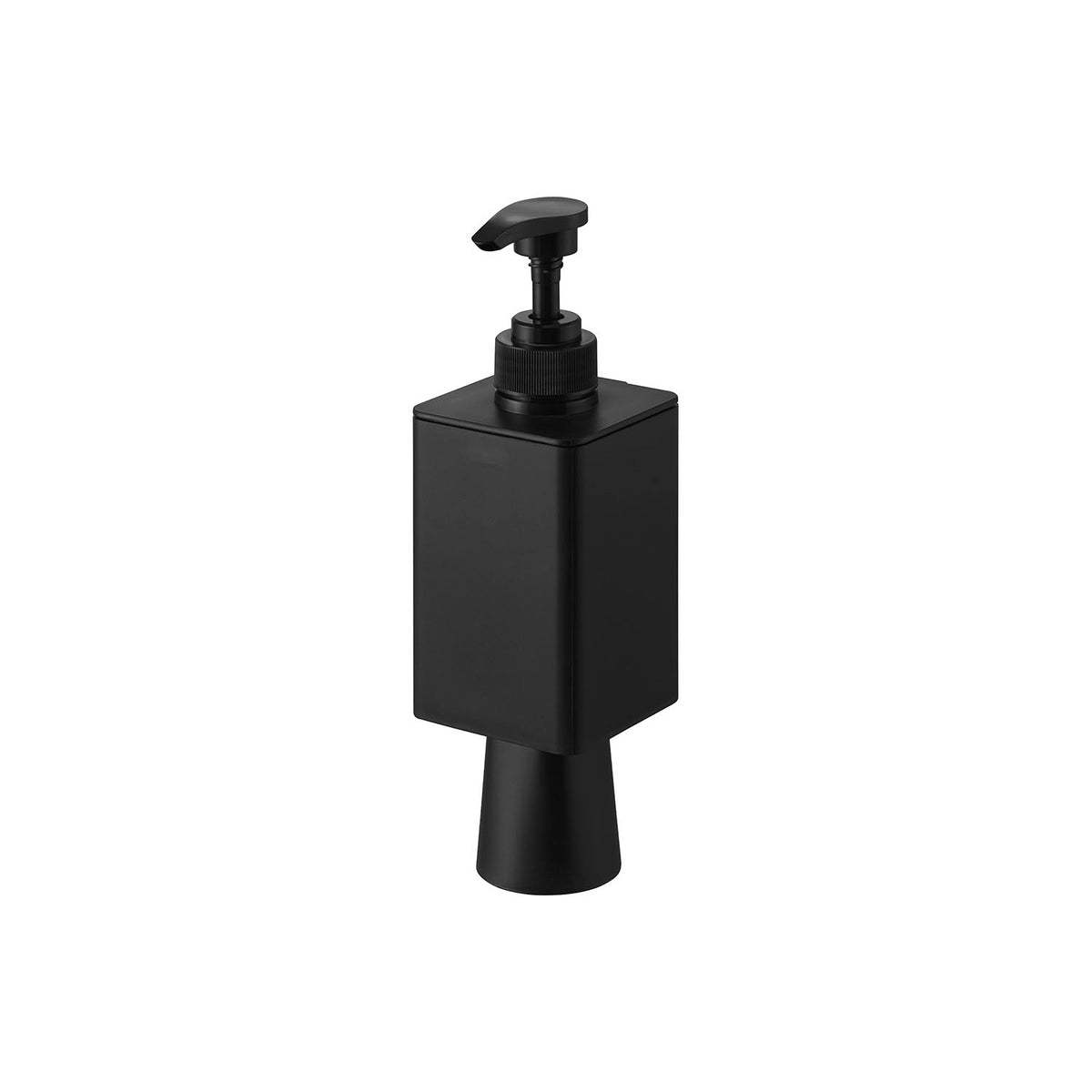 Yamazaki Tower Film Hook Mouthwash Dispenser and Mini Tumbler, Wall-Stuck 330 ml Mouthwash Dispenser with a 60 ml Magnetic Mini Tumbler, 7 x 7.9 x 23.5 cm overall; dispenser 7 x 7.9 x 17.7 cm and 220 g, White or Black