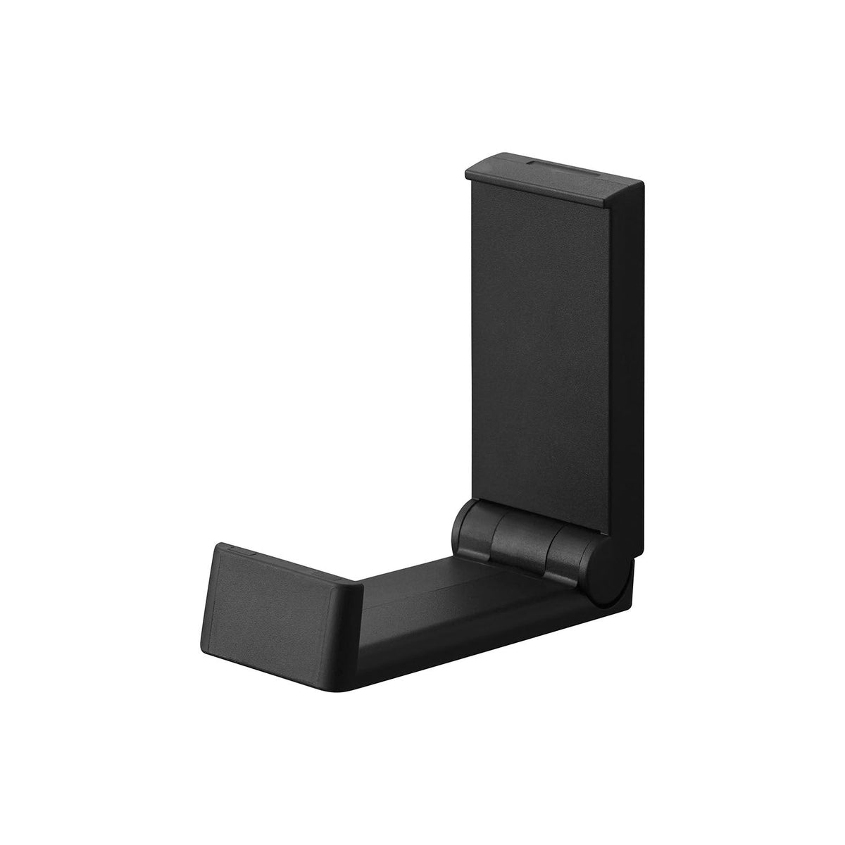 Yamazaki Tower Wall Folding Hook Set of 2, Set of Two Wall-Fixed Folding Hooks that Fold Flat When Not in Use, with Plasterboard Pins and Wood Screws, 2.5 x 1.5 x 6.7 cm folded; 2.5 x 6.8 x 6.2 cm open and 20 g, White or Black