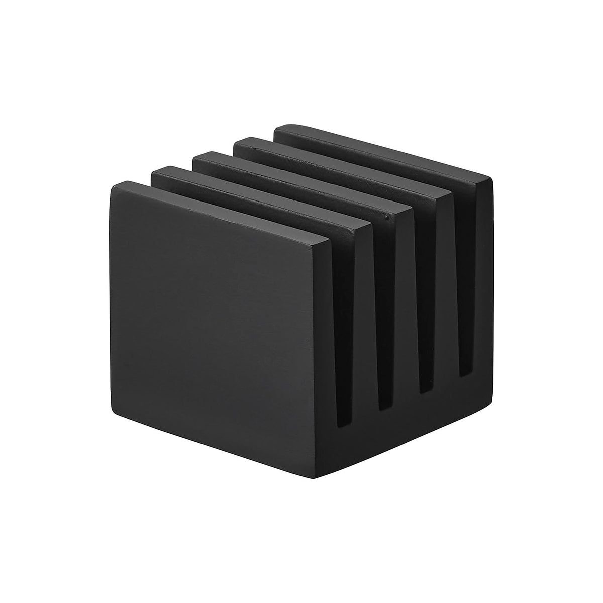 Yamazaki Tower Sample Pouch Stand, Small Polystone Stand with Slots that Stands Sample Pouches Upright, Placed Upright or Sideways, 3.6 x 3.6 x 3.7 cm and 55 g, White or Black