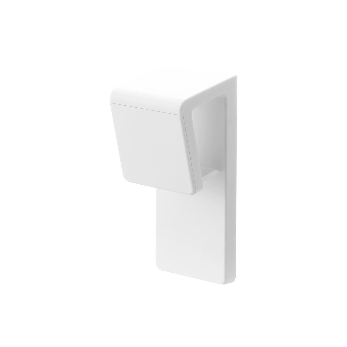 Yamazaki Tower Magnetic Bath Mat and Towel Holder Set of 2, Set of Two Magnetic Clips that Hold a Soft Bath Mat or Towel off the Floor on a Steel Bathroom Wall, up to 10 mm Thick, 3.5 x 3.1 x 8.5 cm each and 45 g, White or Black