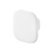 Yamazaki Tower Magnetic Silicone Facial Brush, Soft Silicone Facial Brush With a Handle That Makes Fine Lather and Sticks to a Steel Bathroom Wall by Magnet, Heat Safe to 150 C, 6.6 x 6.6 x 3.8 cm and 60 g, White or Black