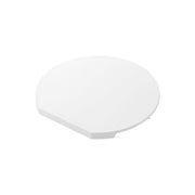 Yamazaki Tower Dishwasher-Safe Magnet Antibacterial Round Cutting Board L, Round Magnet Cutting Board L That Hangs on Steel and Goes in the Dishwasher, 35 x 32.6 x 2.2 cm and 760 g, White or Black