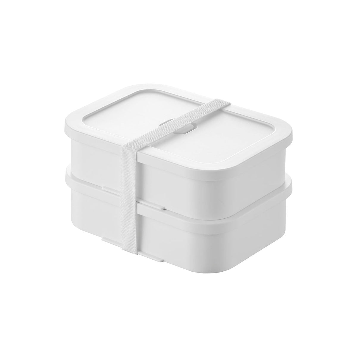 Yamazaki Tower Frozen Rice Container with Airtight Valve Side Dish Box, Large, Microwave Lunch Box That Reheats Frozen Rice Fluffy With a Draining Strainer, Valve Side Dish Box Stops Leaks, 16 x 12 x 8.7 cm (stacked) and 140 g, White or Black