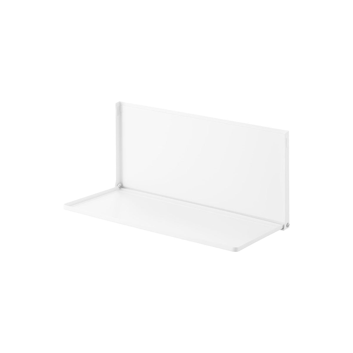 Yamazaki Tower Magnet Entrance Folding Shelf, Magnet Shelf for Steel Entrance Doors That Folds Flat, 43.6 x 22.1 x 21.3 cm in use; 43.6 x 2.8 x 22.2 cm folded and 2150 g, White or Black
