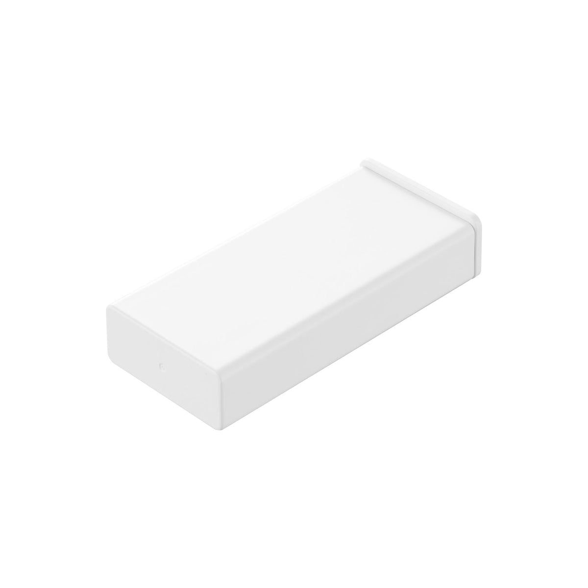 Yamazaki Tower Airtight Slim Pill Case, Slim Sliding-Lid Airtight Pill Case that Holds Tablet Strips, Plasters and Small Items, with a Silicone Seal, 11 x 4.9 x 2.2 cm and 55 g, White or Black
