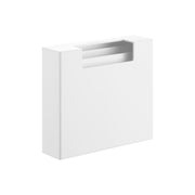 Yamazaki Tower Magnet Garbage Bag Holder 45 L, Magnet Wall Holder for About 40 Rolls or Sheets of 45 L Bin Bags, 24 x 6.7 x 21.4 cm and 785 g, White or Black