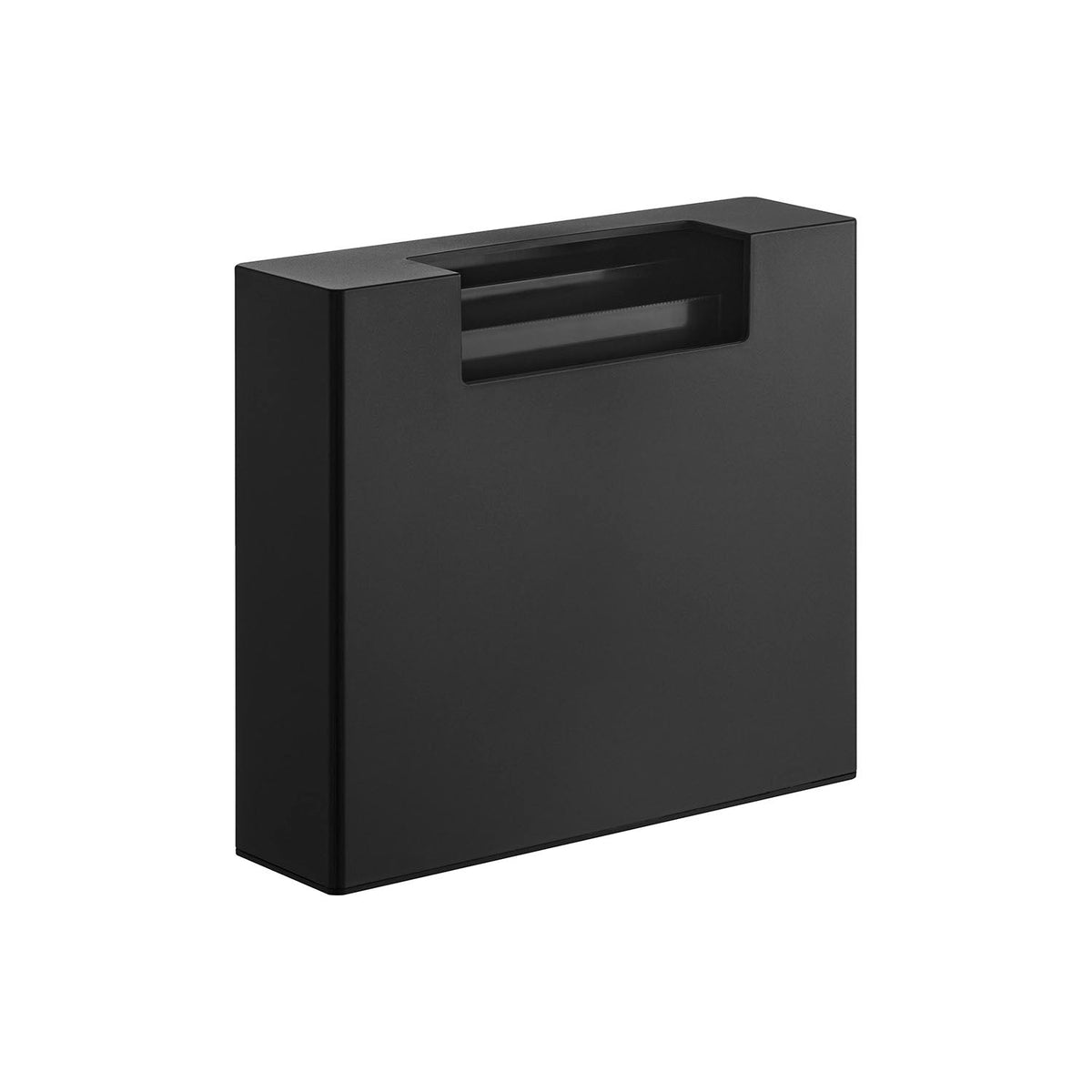 Yamazaki Tower Magnet Garbage Bag Holder 45 L, Magnet Wall Holder for About 40 Rolls or Sheets of 45 L Bin Bags, 24 x 6.7 x 21.4 cm and 785 g, White or Black