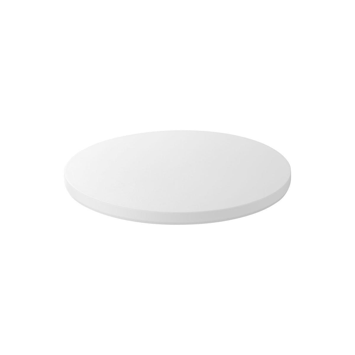 Yamazaki Tower Thin Round Plant Dolly, Large, Thin 37 cm Round Dolly on 360-Degree Casters that Holds 40 kg, 37 x 37 x 3.2 cm and 700 g, White or Black