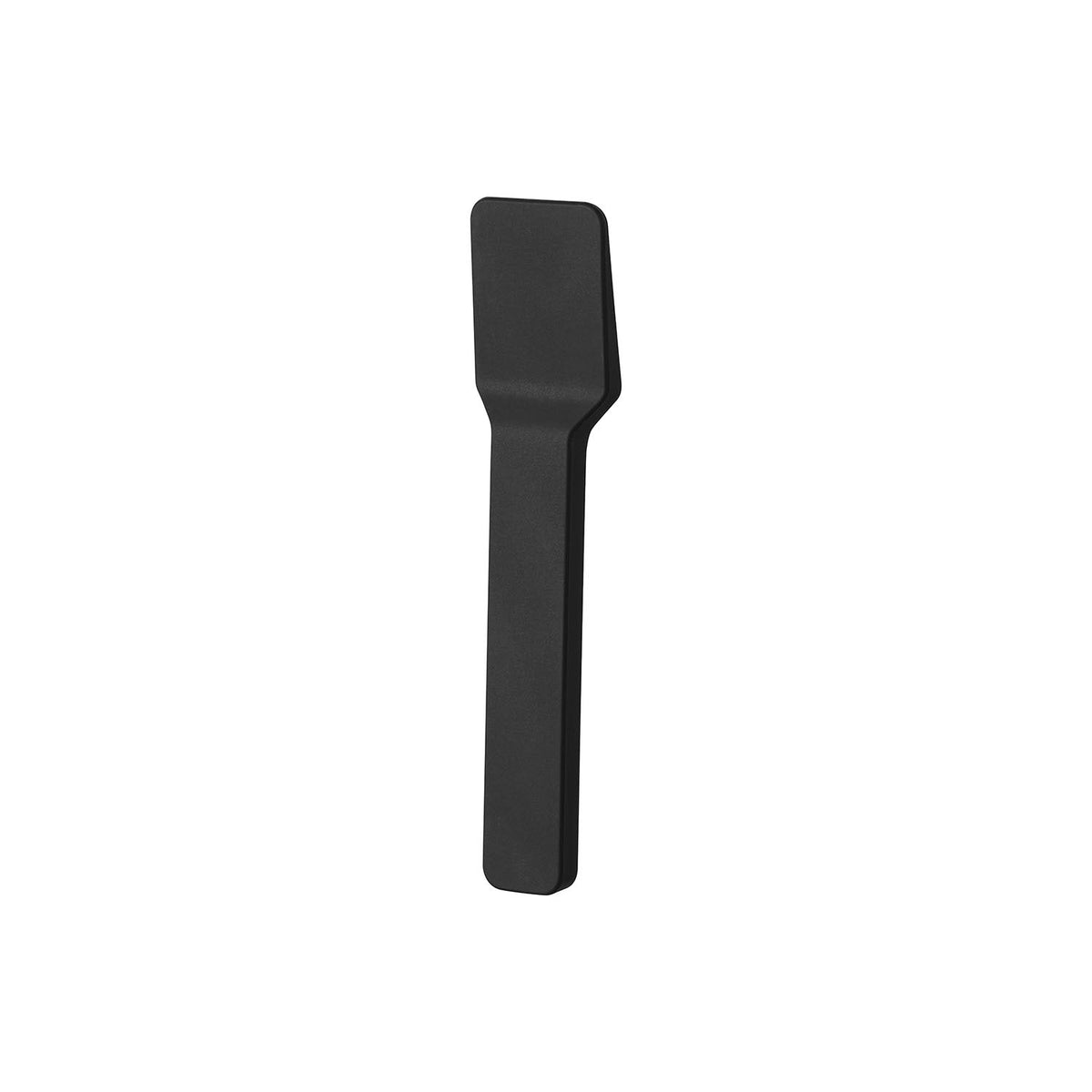 Yamazaki Tower Magnetic Silicone Cosmetic Spatula, Slim Silicone Spatula with a Magnet that Sticks to a Steel Wall so the Tip Does Not Touch It, Heat Resistant to 230 C, 2 x 0.8 x 9 cm and 10 g, White or Black