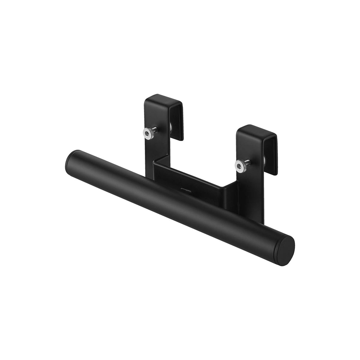 Yamazaki Tower Steel Wagon Side Backpack Hanger, Hanger That Clamps to the Basket of a Steel Wagon So a School Backpack Hangs With Study Gear, Holds 5 kg, Tightened by Adjusting Screw, 26.2 x 7.5 x 8.9 cm and 480 g, White or Black