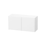 Yamazaki Tower Film-Hook Face-Powder Sachet Stocker and Dust Box, Film-Hook Wall Box that Stores Face-Powder Sachets and Doubles as a Dust Box, 19.8 x 7.3 x 10 cm and 310 g, White or Black