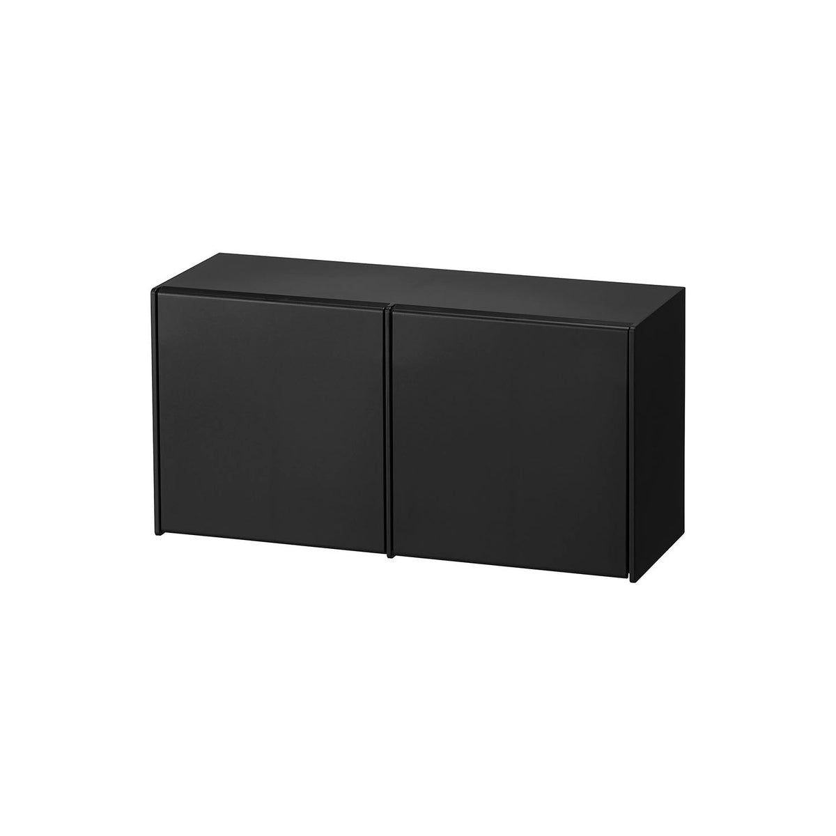 Yamazaki Tower Film-Hook Face-Powder Sachet Stocker and Dust Box, Film-Hook Wall Box that Stores Face-Powder Sachets and Doubles as a Dust Box, 19.8 x 7.3 x 10 cm and 310 g, White or Black