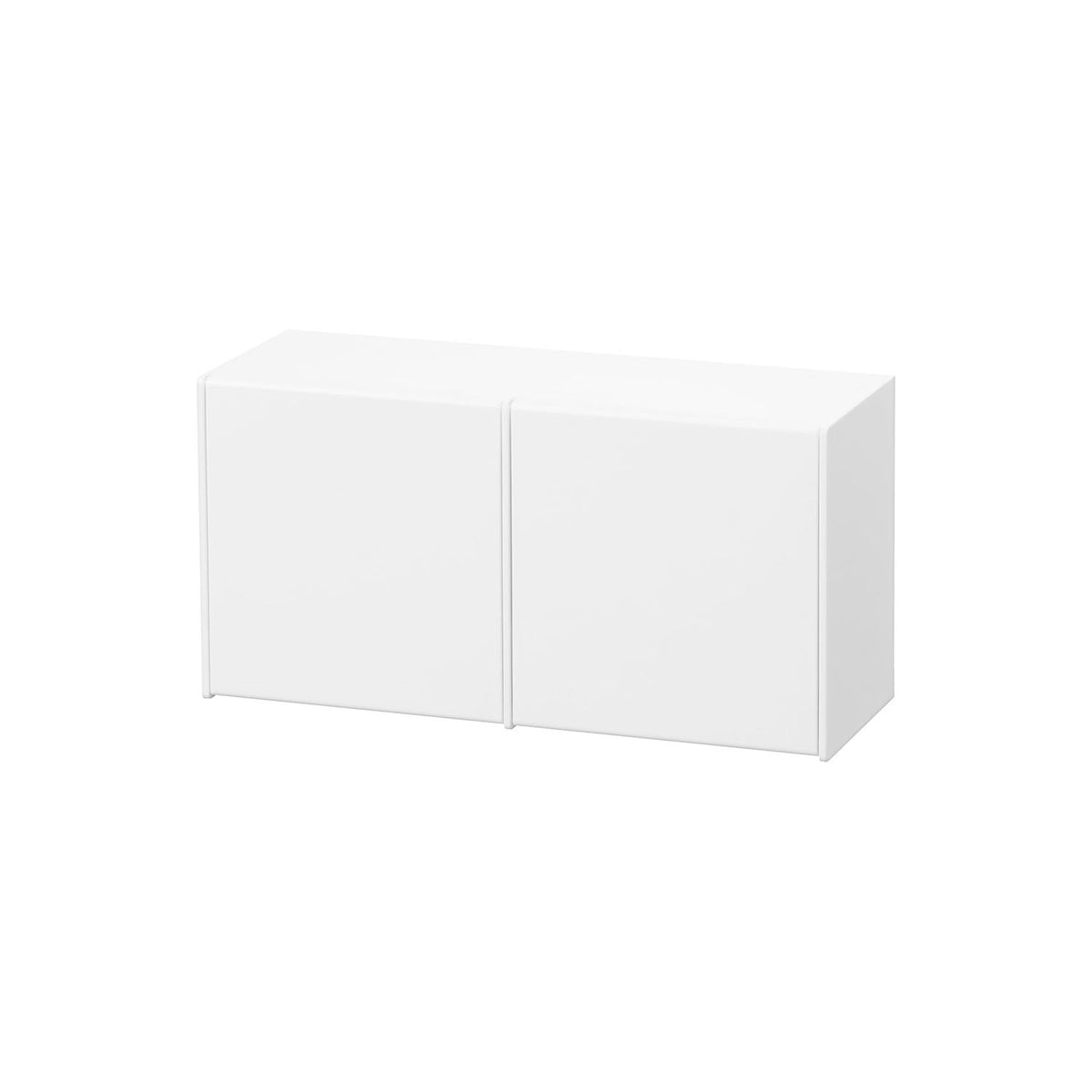 Yamazaki Tower Magnetic Face-Powder Sachet Stocker and Dust Box, Magnetic Wall Box that Stores Face-Powder Sachets and Doubles as a Dust Box, 19.8 x 7.2 x 10 cm and 375 g, White or Black