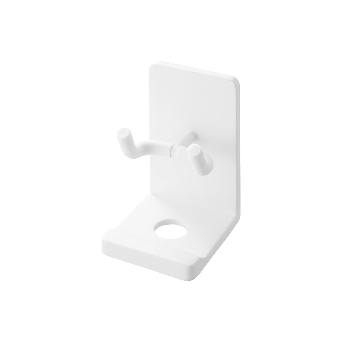 Yamazaki Tower Wall-Mounted Skateboard Holder, Wall Bracket that Hangs a Skateboard Up Off the Wall as a Display, Pins and Screws Included, 9 x 10.4 x 14.5 cm and 420 g, White or Black