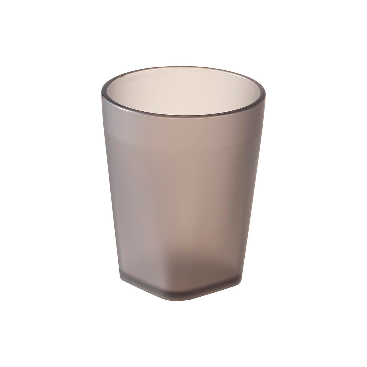 Yamazaki Tower Tumbler, 200 mL Tough BPA-Free Copolyester Tumbler in Four Colours, Hard to Break and Heat Safe to 120 C, Dishwasher Safe, 7 x 7 x 9.4 cm and 60 g, White or Black or Clear or Clear Black