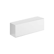 Yamazaki Tower Magnetic Plastic Wrap Holder for Induction Range Hoods, Open-Ended Holder That Sticks to a Range Hood or Steel Panel by Magnet for Wrap Rolls of Any Length, Induction Cooktops Only, 6 x 20 x 6.9 cm and 360 g, White or Black