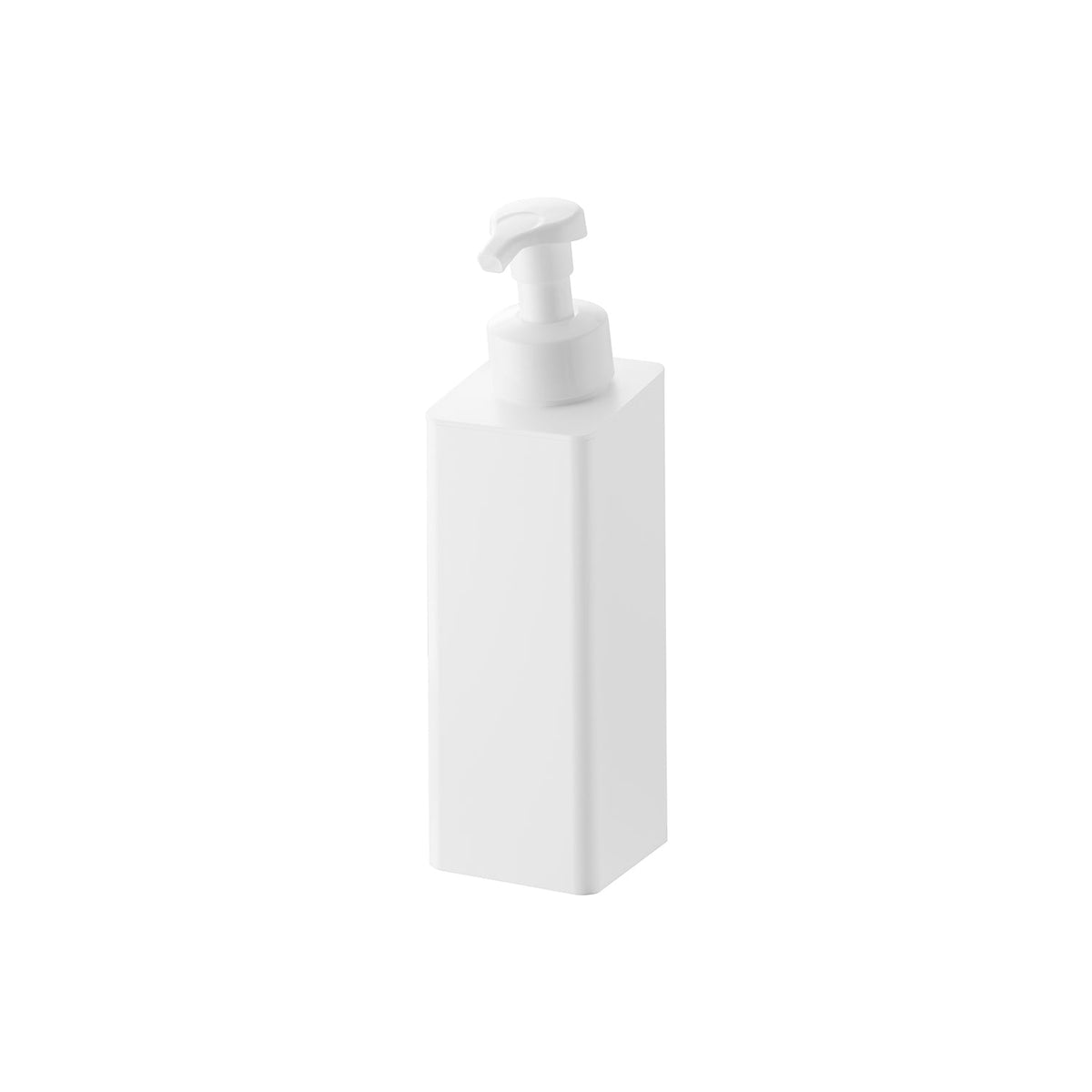 Yamazaki Tower Magnetic Foam Dispenser 500 mL, Wall-Mounted Magnetic Foam Dispenser, 500 mL, Takes Foam Refill Packs up to 400 mL, Plenty of Foam in One Push, 7 x 7.5 x 25 cm and 310 g, White or Black