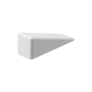 Yamazaki Tower Magnetic Silicone Door Stopper, Slide-Under Silicone Door Stopper with a Built-In Magnet that Sticks to a Steel Door When Not in Use, 3.3 x 10.6 x 4 cm and 90 g, White or Black