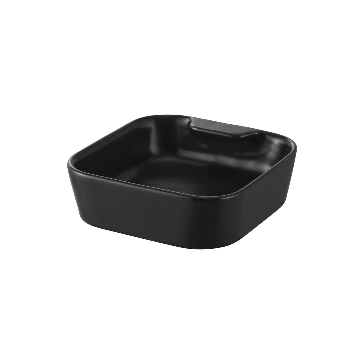 Yamazaki Tower Ceramic Ladle Stand, Round Ceramic Stand with a Peg that Holds a Ladle Upright, Dishwasher Safe, 10.5 x 10.5 x 3.1 cm and 235 g, White or Black