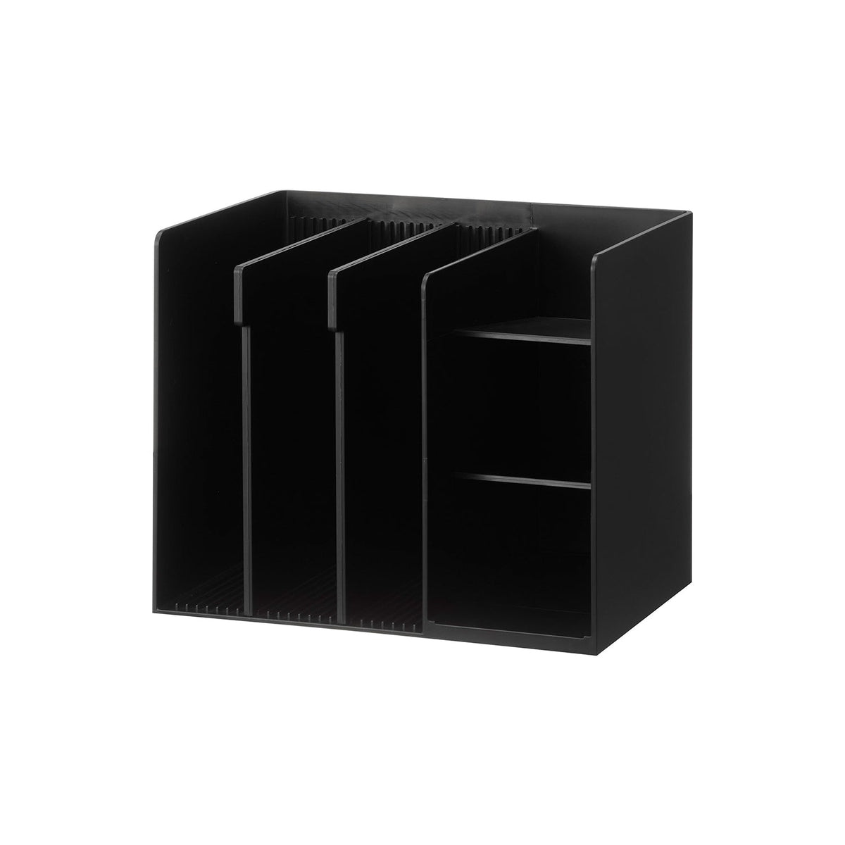 Yamazaki Tower Medicine Storage Rack, Open Divided Rack for Medicines and Small Boxes, 19.5 x 14.4 x 16.2 cm and 485 g, White or Black