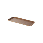 Yamazaki Rin Amenity Tray Long, Long Natural Wood Tray for Toiletries and Longer Items, 25.8 x 10.8 x 1.4 cm and 80 g, Brown or Natural