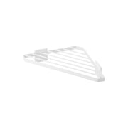 Yamazaki Tower Film Hook Kitchen Corner Rack, Film-Hook Wire Corner Rack with 2 Hooks for the Kitchen, No Drilling, 37.2 x 19.1 x 5.8 cm and 480 g, White or Black