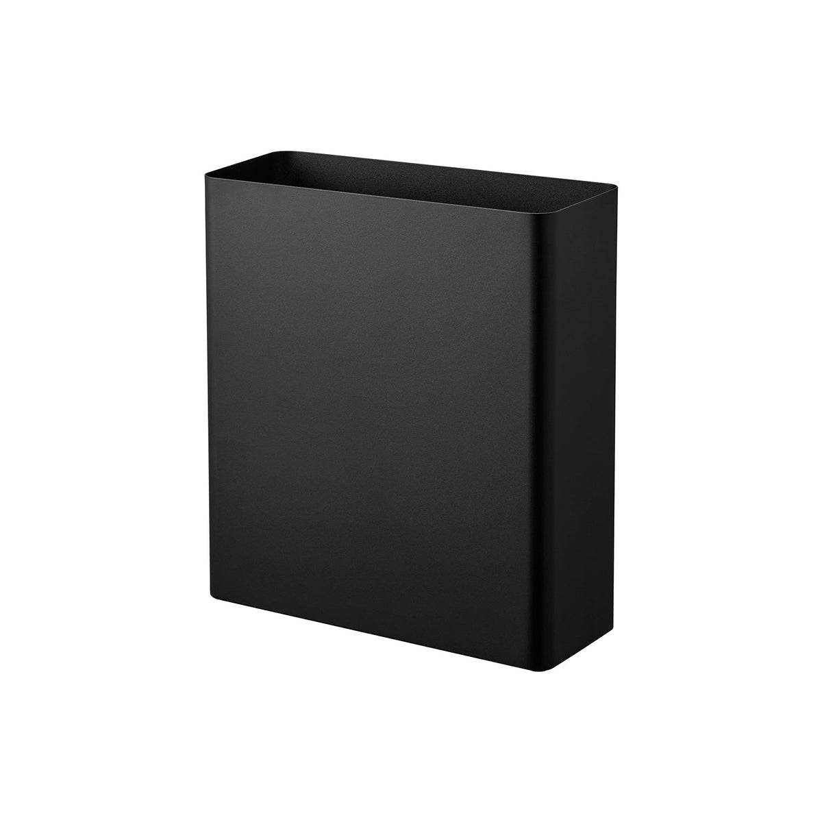 Yamazaki Tower Slim Square Steel Trash Can 10 L, Plain Slim Square Steel Trash Can with a 10 L Capacity, 28 x 12 x 33.2 cm and 1675 g, White or Black
