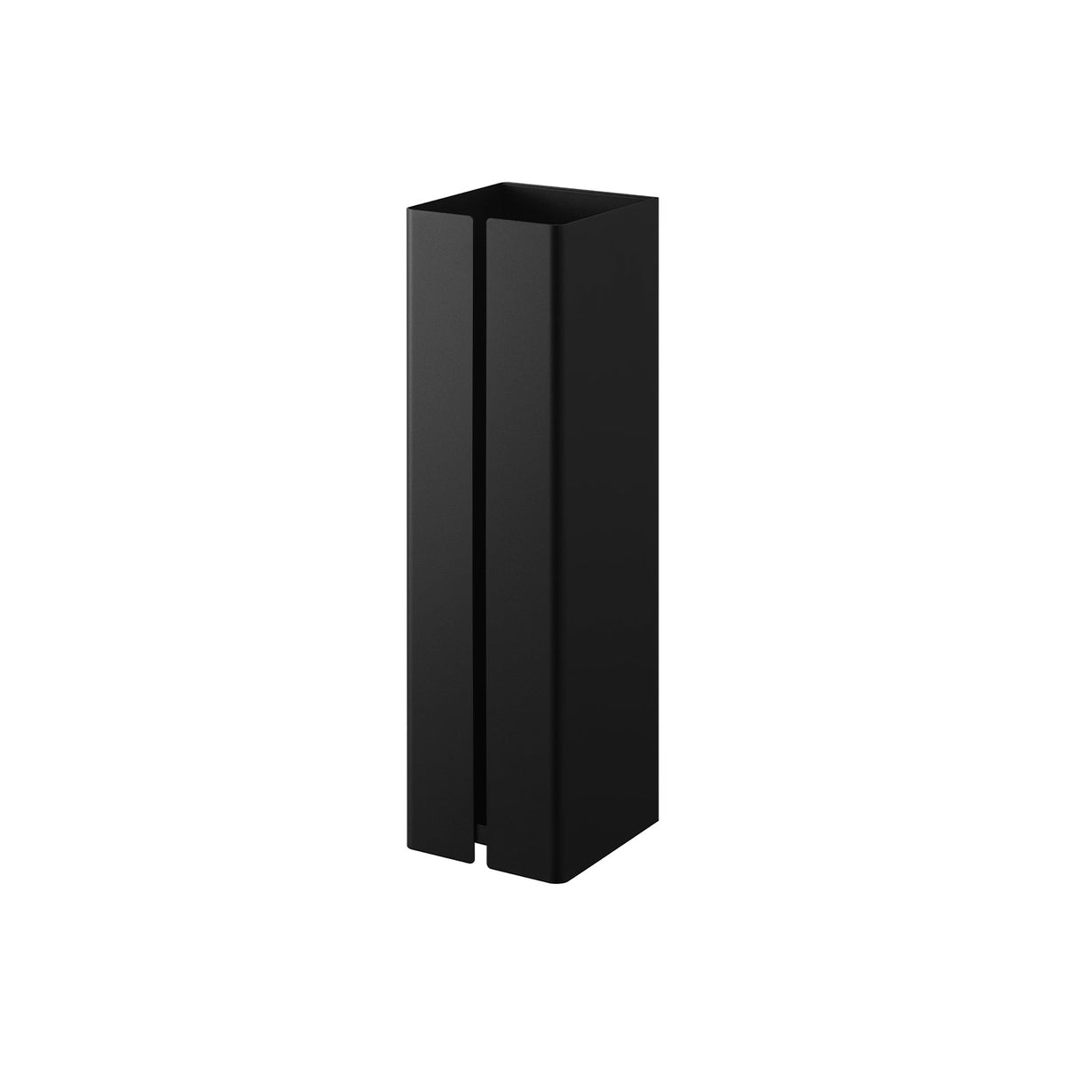 Yamazaki Tower Wall-Mounted Umbrella Stand, Wall-Hung Steel Umbrella Stand for Six to Eight Long Umbrellas, Pins and Screws Included, 14 x 14.8 x 49.3 cm and 2510 g, White or Black
