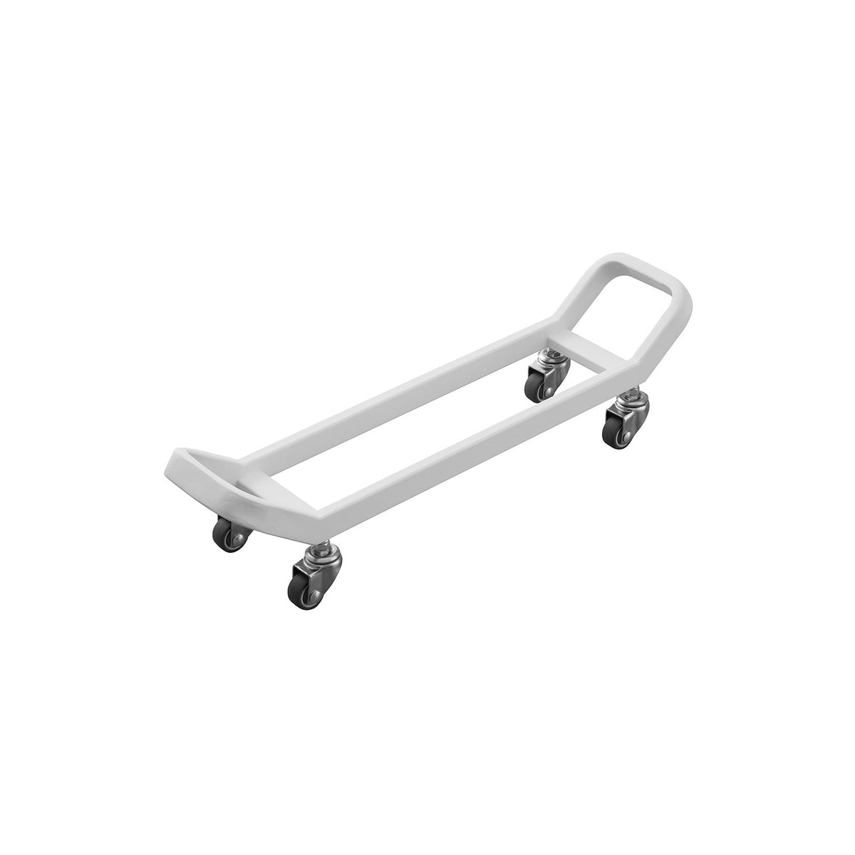 Yamazaki Tower Dumbbell Rack with Casters, Slim Steel Rack on Casters that Slides Dumbbells Under a Bed or Sofa, Holds 20 kg, 45.4 x 11.5 x 11.5 cm and 500 g, White or Black