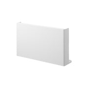 Yamazaki Tower Slipper Rack with Cover for Balconies, Slim Steel Slipper Rack that Hides Slippers on a Balcony from Sun and Dirt, 48.1 x 12.1 x 30.5 cm and 2000 g, White or Black