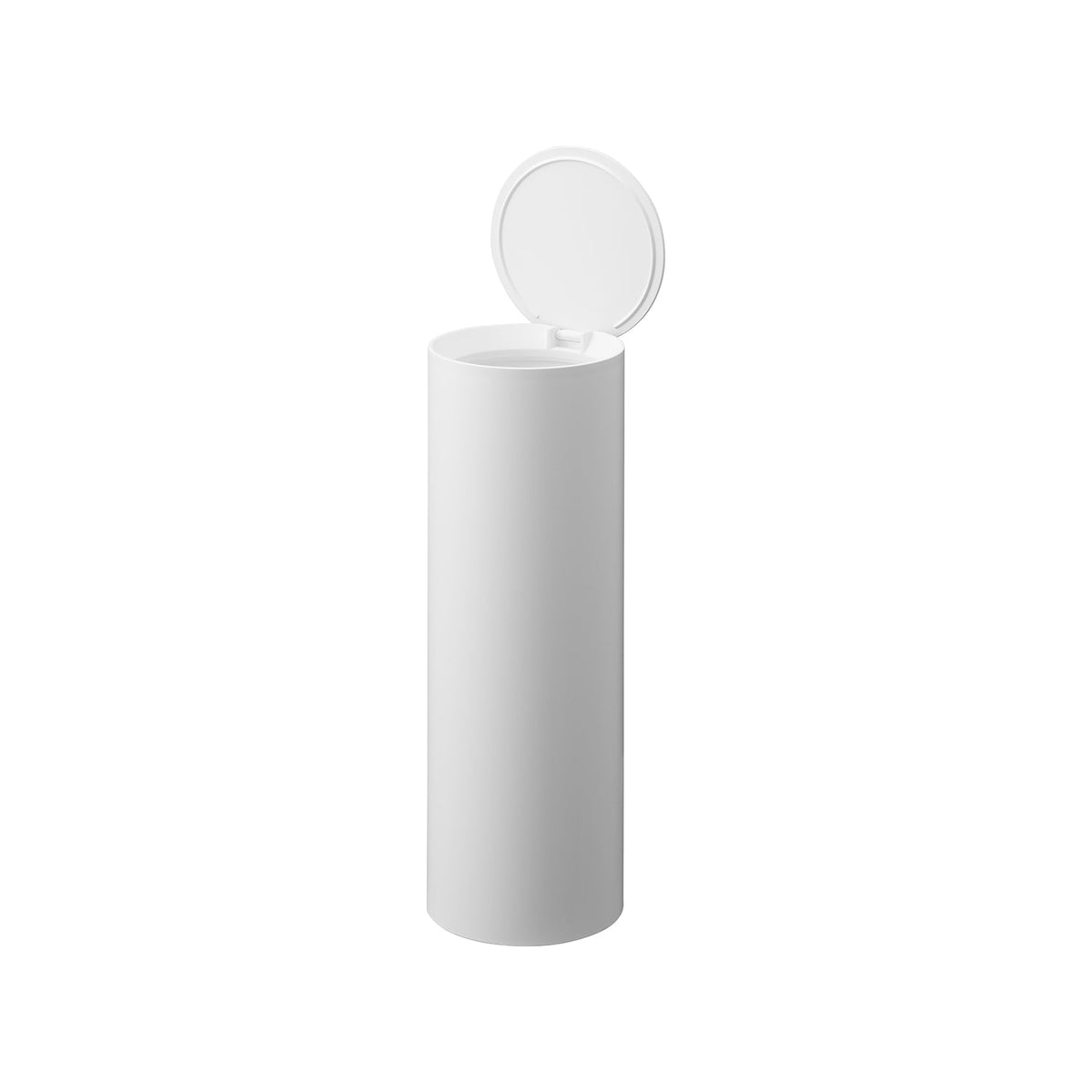 Yamazaki Tower Round Toilet Pot, Slim Round Sanitary Waste Pot with a 1.65 L Inner Box, 10.9 x 10.9 x 30.5 cm and 495 g, White or Black