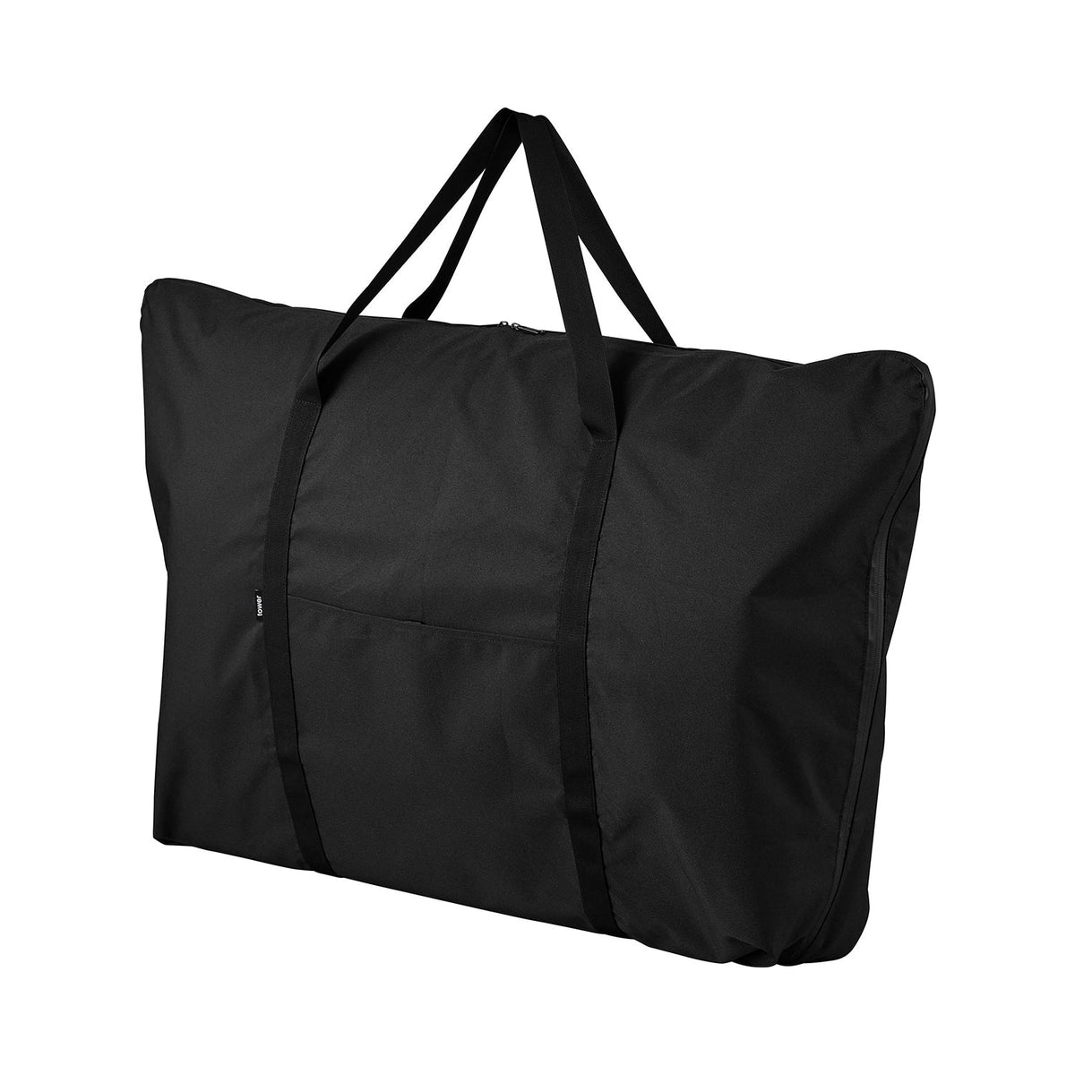 Yamazaki Tower Nap Futon Bag, Water-Repellent Carry Bag for a Child's Nap Futon up to 70 x 120 cm, 40 x 23.5 x 5 cm folded; 94 x 65 cm bag body and 480 g, Light Grey or Black