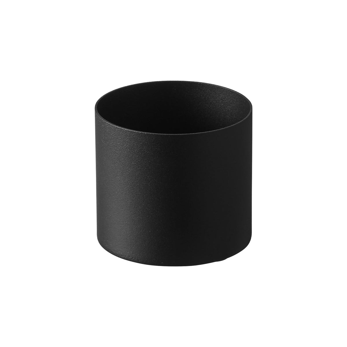 Yamazaki Tower Pepper Mill Holder, Steel Holder that Catches Pepper and Salt Falling from a Mill, Carry It between Kitchen and Table, 6.9 x 6.9 x 6.1 cm and 105 g, White or Black