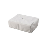 Yamazaki Tower Foldable Food Cover for Washing Machine Lids and Counters, Foldable Fabric Cover That Keeps Dishes Warm and Dust-Free, with Mesh Pockets, 48 x 36.5 x 15.5 cm in use; 23 x 9 x 33.5 cm folded and 315 g, Light Gray or Black