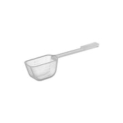 Yamazaki Nooks Long-Handle Pet Food Measuring Scoop 110 mL, Long-Handle Scoop That Measures 110 mL of Pet Food Without Dirtying Your Hand, Dishwasher Safe, Stays Out of the Bag, 22.5 x 4.6 x 5.2 cm and 50 g, White or Black