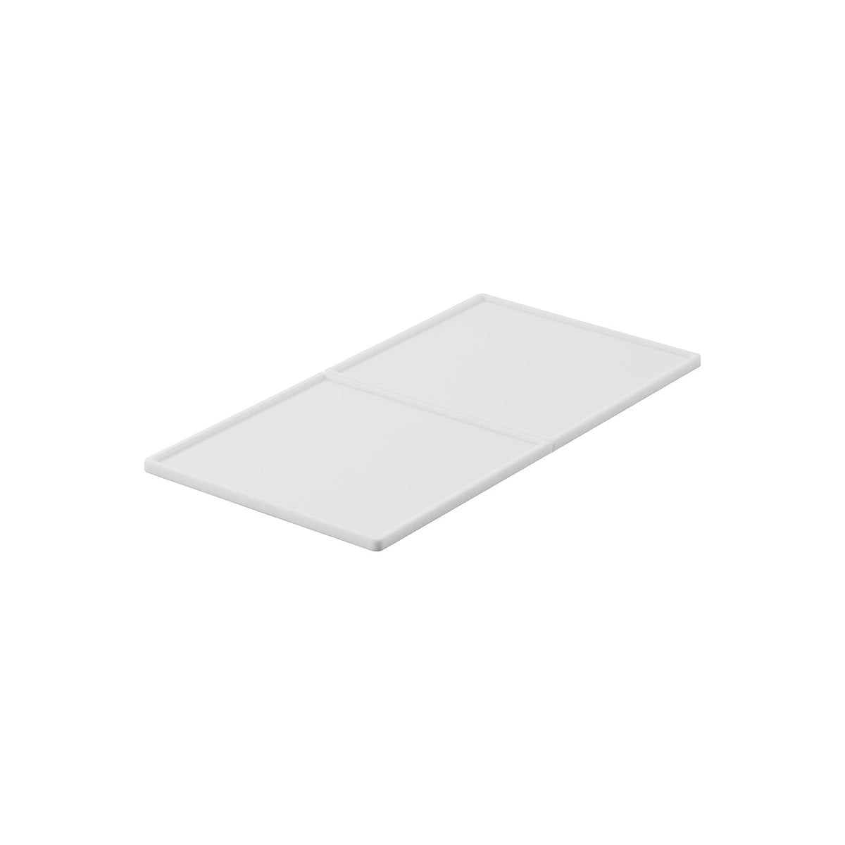 Yamazaki Tower Foldable Double Silicone Coaster, Foldable Silicone Coaster that Opens to Two Surfaces for Two Cups or Folds to One, Heat Resistant to 230 C, 10.5 x 21 x 0.4 cm open; 10.5 x 10.5 x 0.9 cm folded and 75 g, White or Black