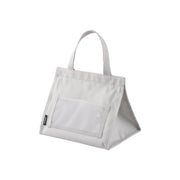 Yamazaki Tower Lunch Bag with Smartphone Holder, Lunch Bag with a Built-In Smartphone Holder and Cable Hole, 25 x 19 x 19.5 cm and 235 g, Light Grey or Black