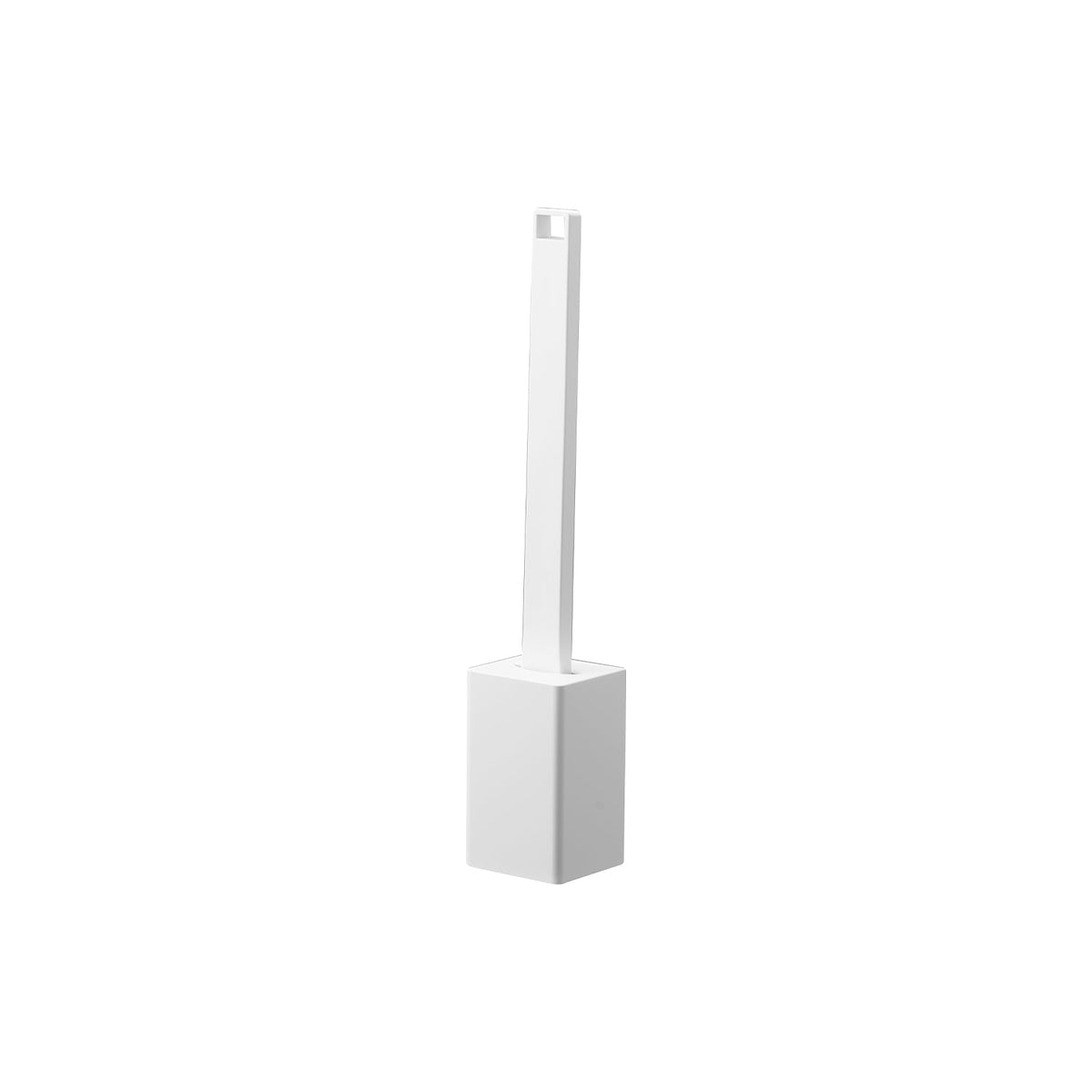 Yamazaki Tower Wall-Mounted Shoehorn Stand Set, 35 cm, 35 cm Shoehorn on a Wall Stand, Fixed with Pins or Screws, Overall 6.2 x 6.1 x 35.3 cm; stand 6.2 x 6.1 x 10.5 cm; shoehorn 4.3 x 2.9 x 35 cm and 210 g, White or Black