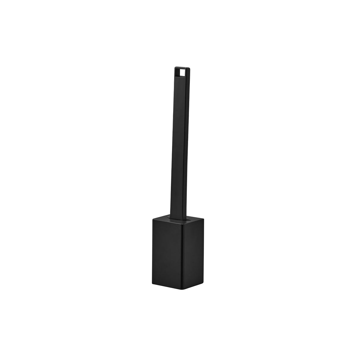 Yamazaki Tower Wall-Mounted Shoehorn Stand Set, 35 cm, 35 cm Shoehorn on a Wall Stand, Fixed with Pins or Screws, Overall 6.2 x 6.1 x 35.3 cm; stand 6.2 x 6.1 x 10.5 cm; shoehorn 4.3 x 2.9 x 35 cm and 210 g, White or Black