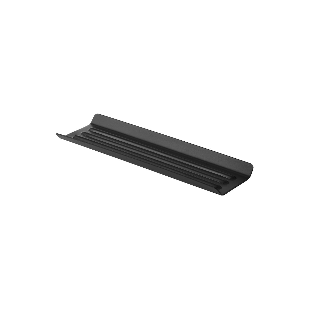 Yamazaki Tower Stainless Steel Hand Towel Tray, Slim Stainless Steel Tray for a Rolled Wet Hand Towel at the Table, Stackable, Heat Resistant to 100 C, 17.5 x 5.6 x 1 cm and 95 g, White or Black