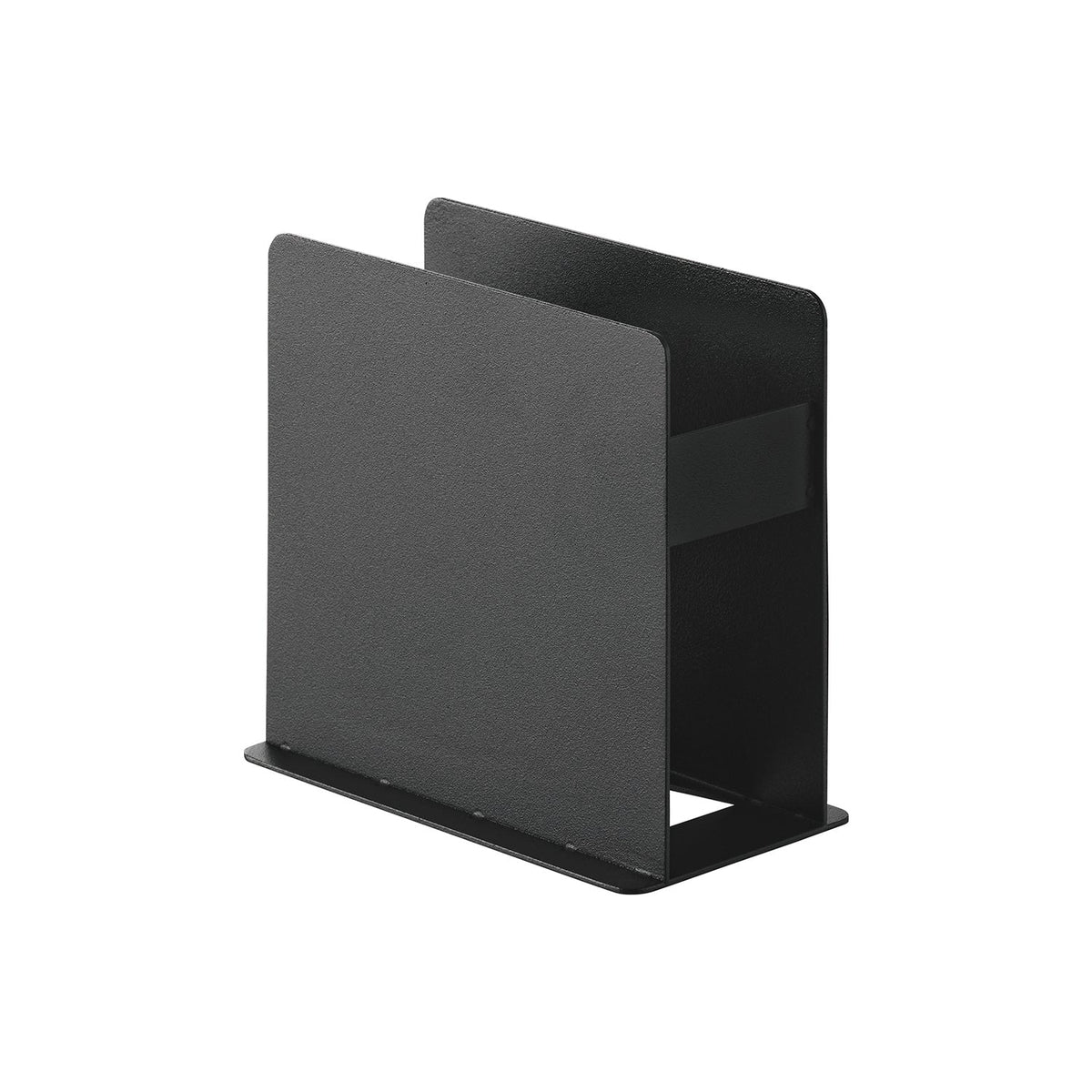 Yamazaki Tower Paper Napkin Stand, Steel Stand with a Sloped Base that Lets Paper Napkins Slide Out Easily, Fits Napkins up to 9.9 cm Wide, 10.8 x 6.1 x 10.3 cm and 260 g, White or Black