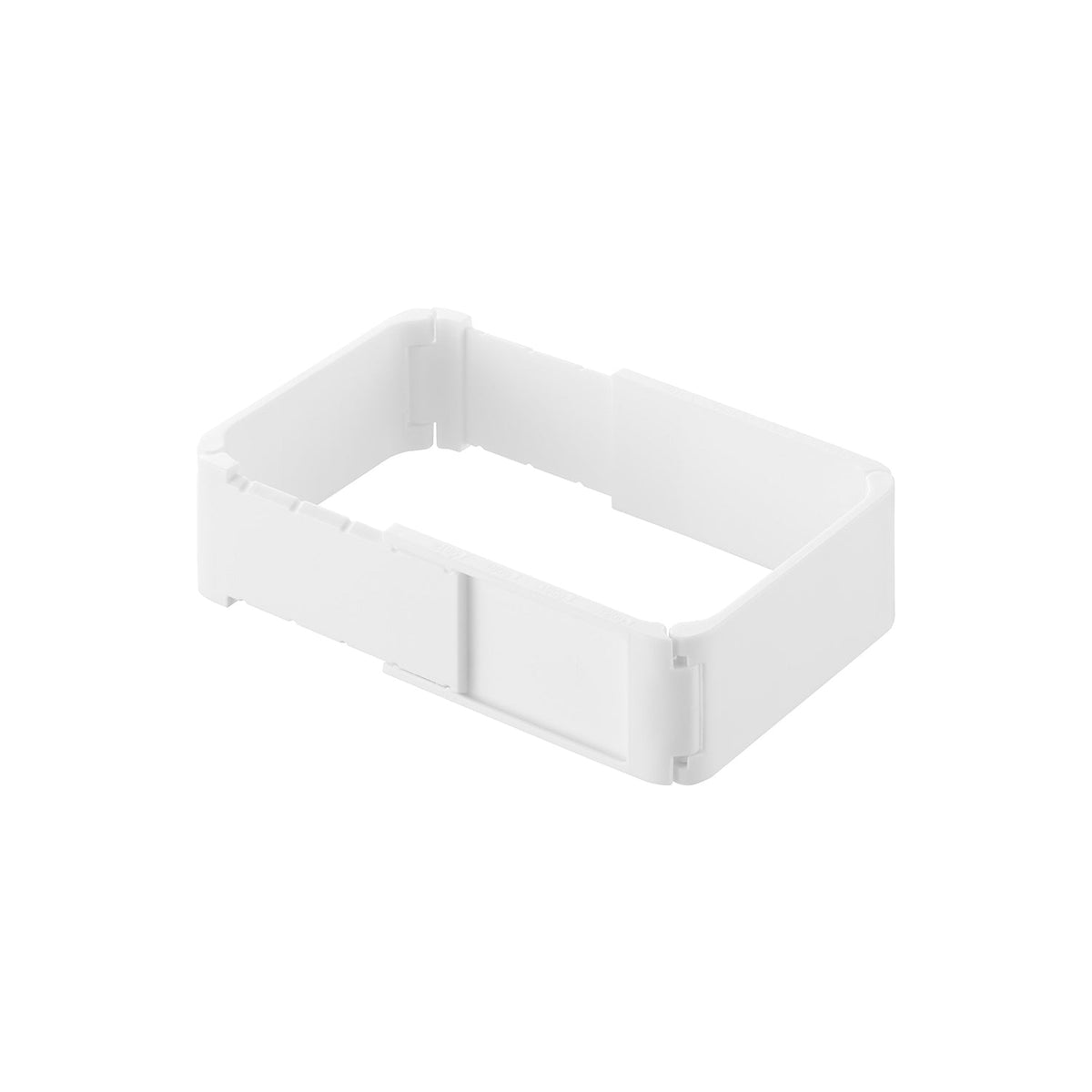 Yamazaki Tower Expandable Freezer Wrap Rice Guide, Expandable Frame that Measures and Shapes Rice into Even Squares for Freezing in Plastic Wrap, Dishwasher Safe, 8.9-12.9 x 8.2 x 3.3 cm in use and 35 g, White or Black