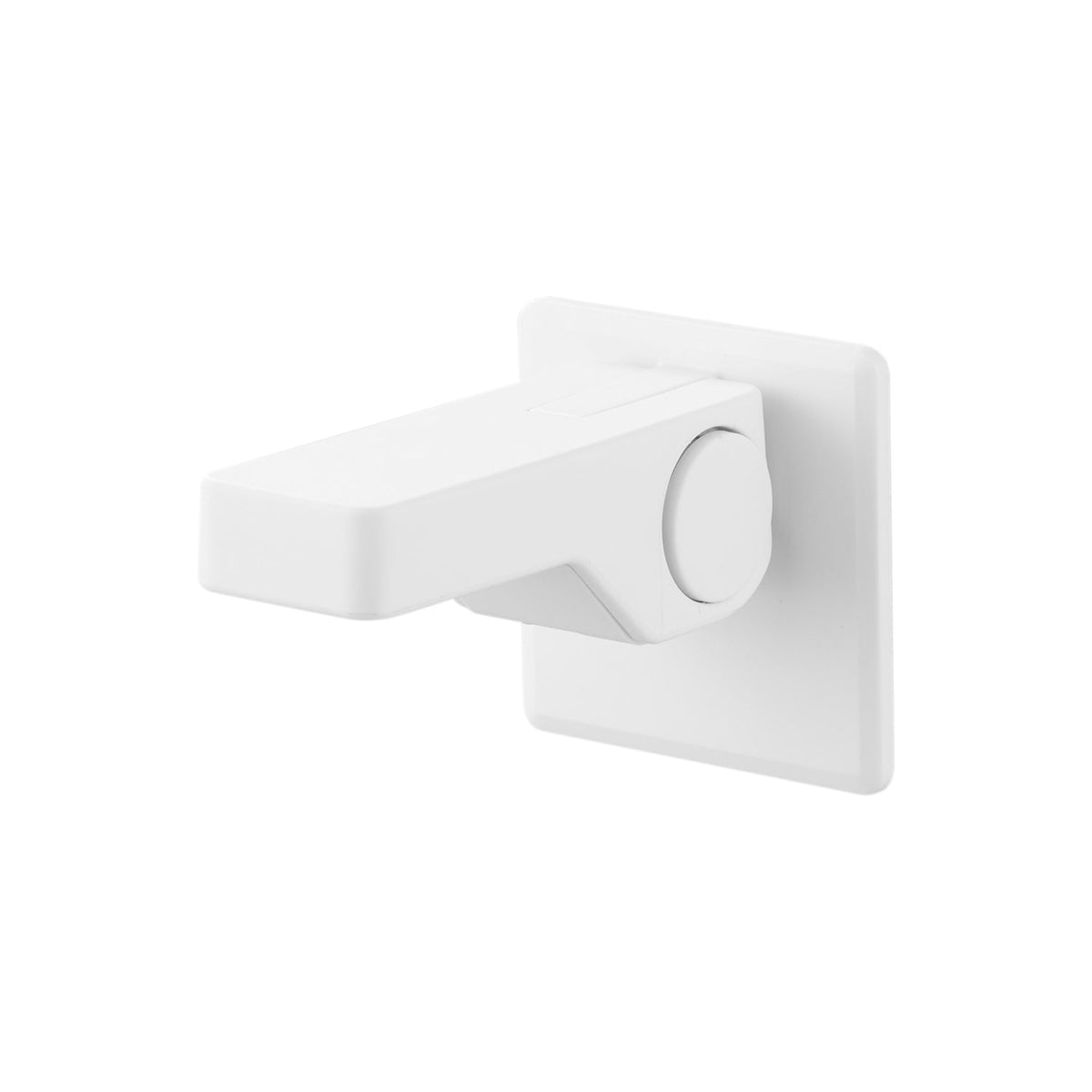 Yamazaki Tower Door Handle Child Lock, Stick-On Child Safety Lock that Covers a Lever Door Handle to Keep Children and Pets from Opening the Door, 5 x 7.5 x 5 cm locked and 30 g, White or Black
