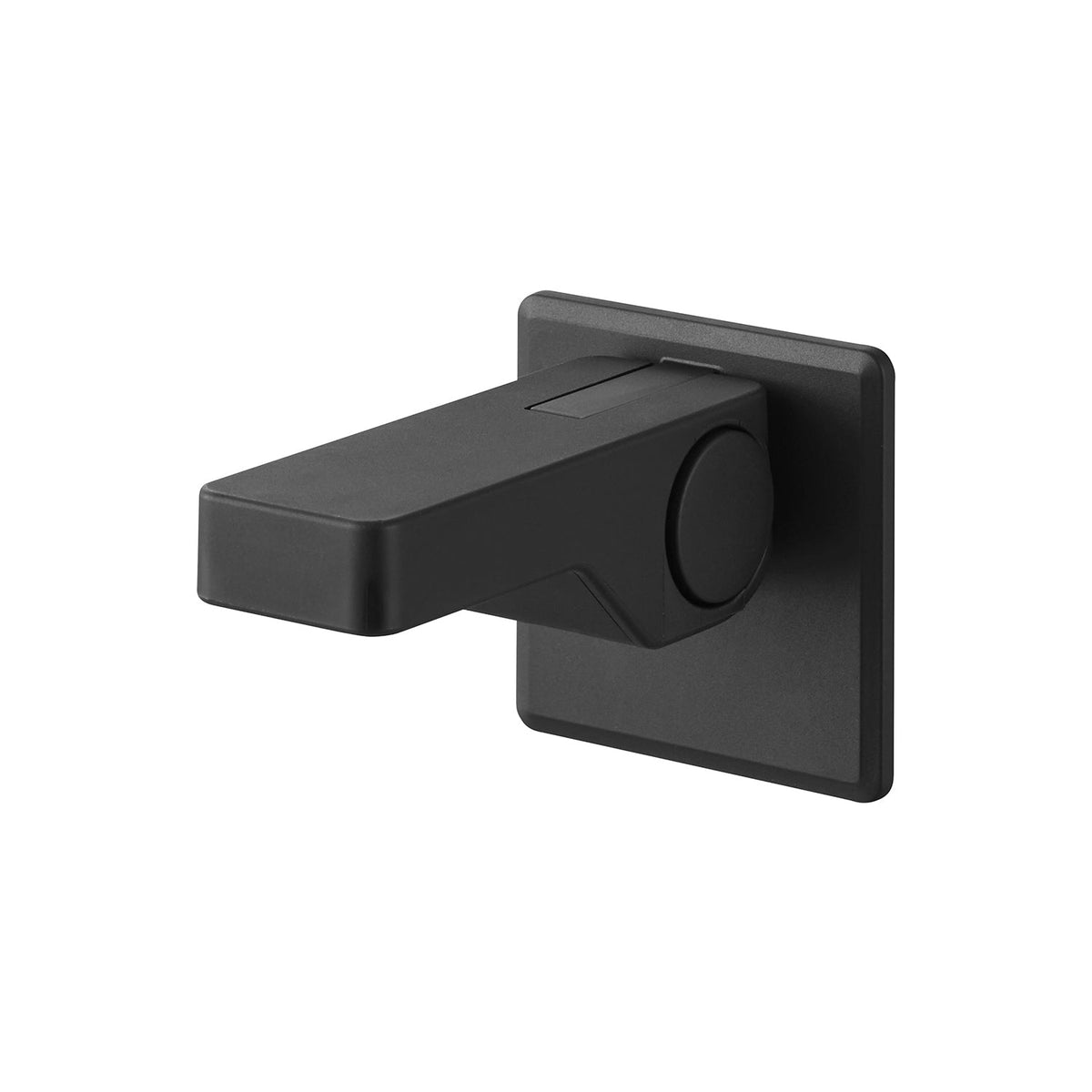 Yamazaki Tower Door Handle Child Lock, Stick-On Child Safety Lock that Covers a Lever Door Handle to Keep Children and Pets from Opening the Door, 5 x 7.5 x 5 cm locked and 30 g, White or Black