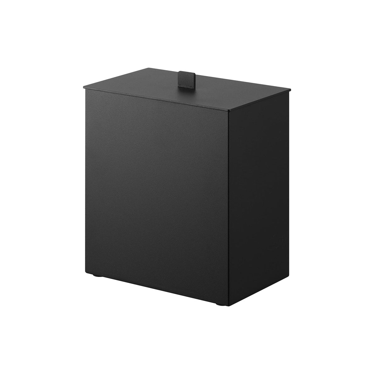 Yamazaki Tower Toilet Pot with Inner Box, Steel Sanitary Waste Pot with a 1.8 L Inner Box and Lid, 17.2 x 10.7 x 20 cm and 1420 g, White or Black
