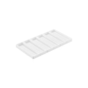 Yamazaki Tower Foldable Silicone Iron Mat, Foldable Silicone Mat that Opens Flat for Resting a Hot Iron and Folds Small to Store, Heat Resistant to 220 C, 13.6 x 25.3 x 1.3 cm in use and 185 g, White or Black