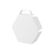 Yamazaki Tower Upright Stove Grate Cover, Size S, Steel Cover for Spare Stove Grate Parts that Guards Them from Oil Splashes, Stands Upright, Size S for Small Burners, 15.6 x 16 x 4.1 cm and 270 g, White or Black
